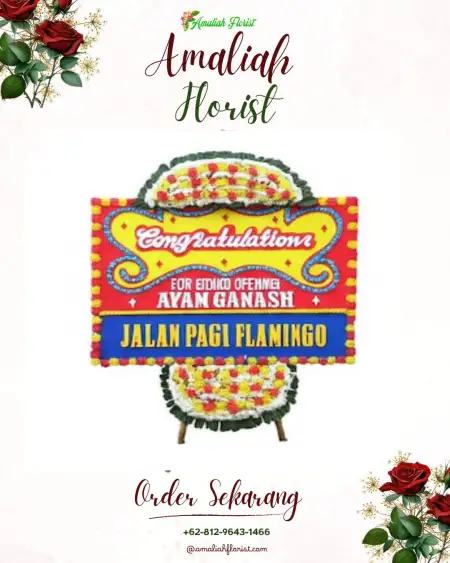 Sewa Papan Bunga Kelapa Gading Mall Area